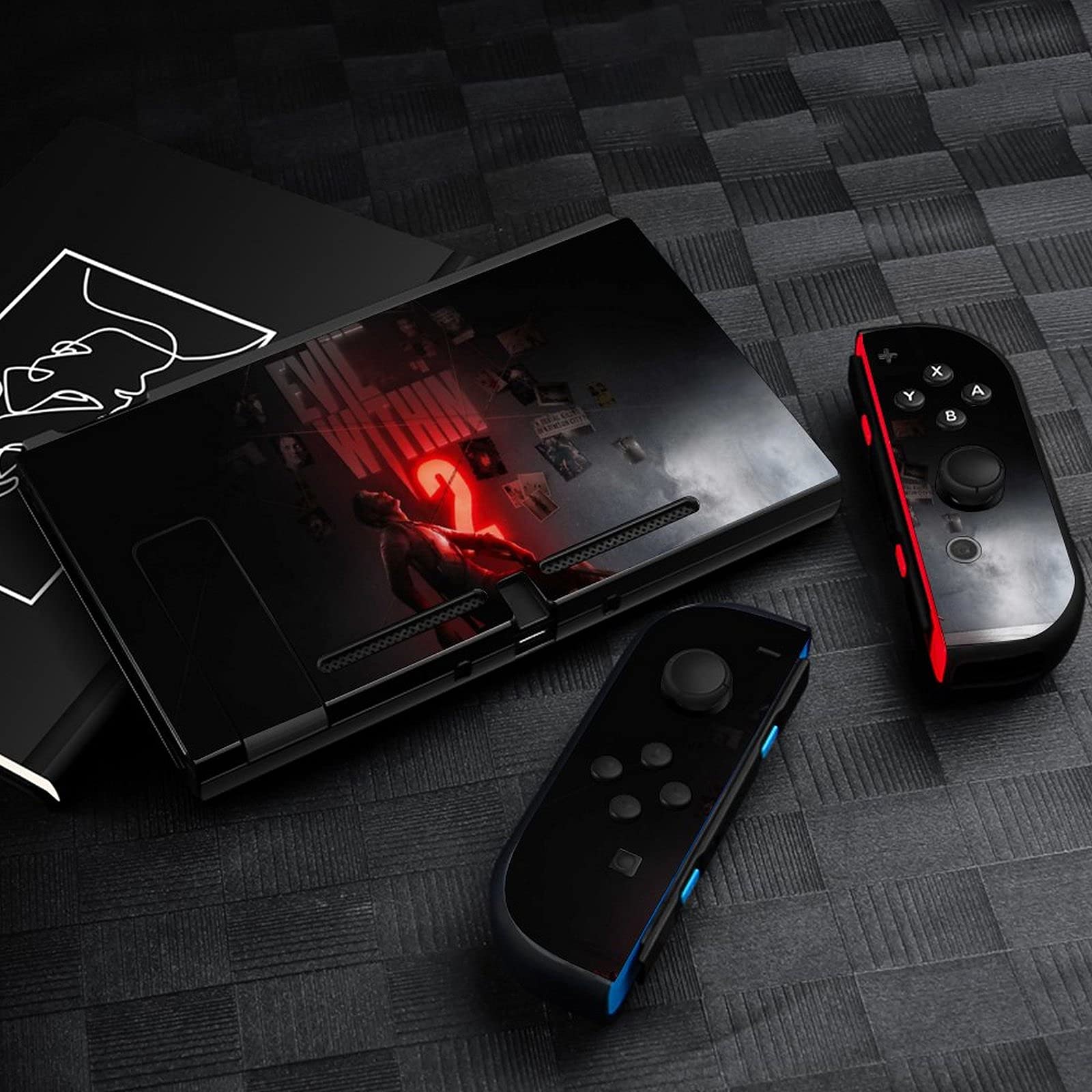 Nintendo Switch 鬼滅の刃スキンシート貼付済 Nintendo Switch本体一式 鬼滅の刃スキンシート貼付済（人気商品